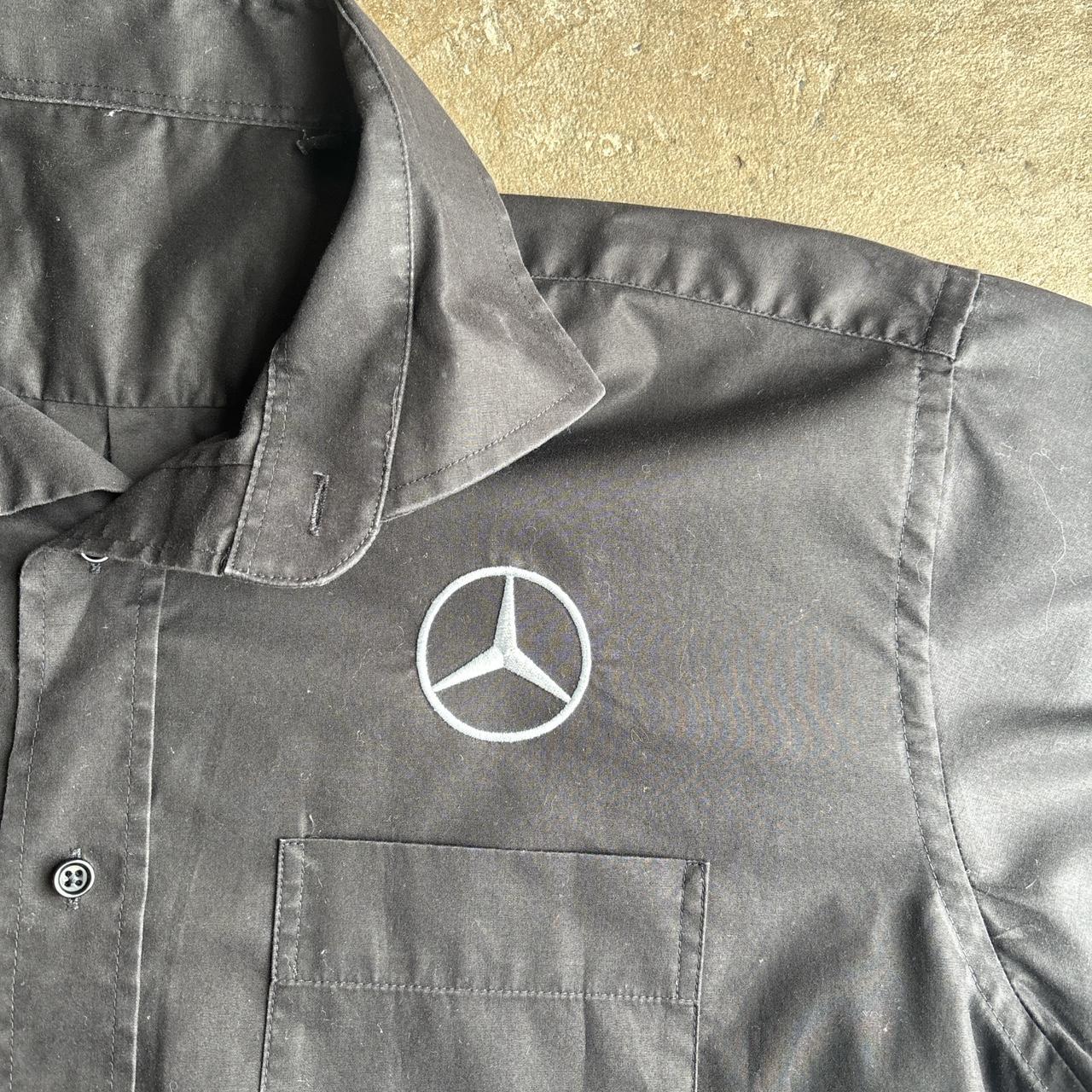 Black Mercedes-Benz Black Short-sleeve Shirt