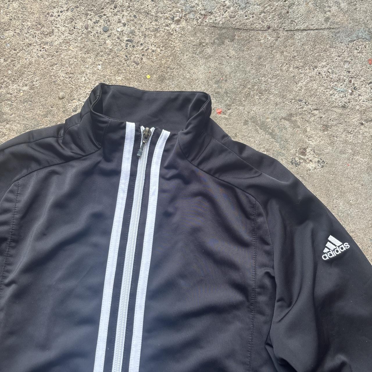 00s Black Adidas track jacket