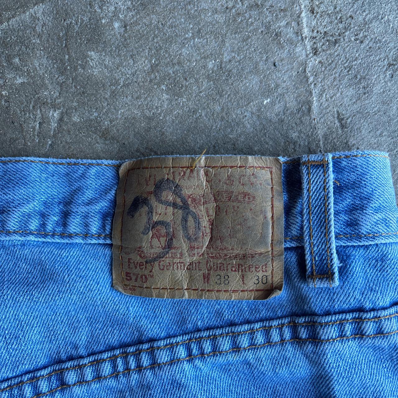 Light Blue Levi’s 570 Denim Jeans (made in America)