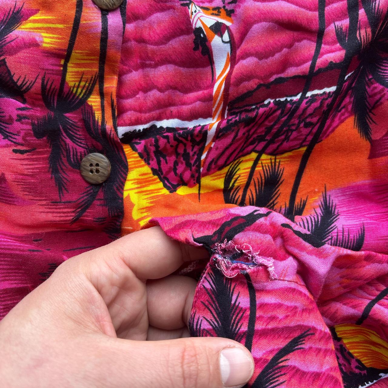 Pink sunset Republica Dominicana Hawaiian shirt