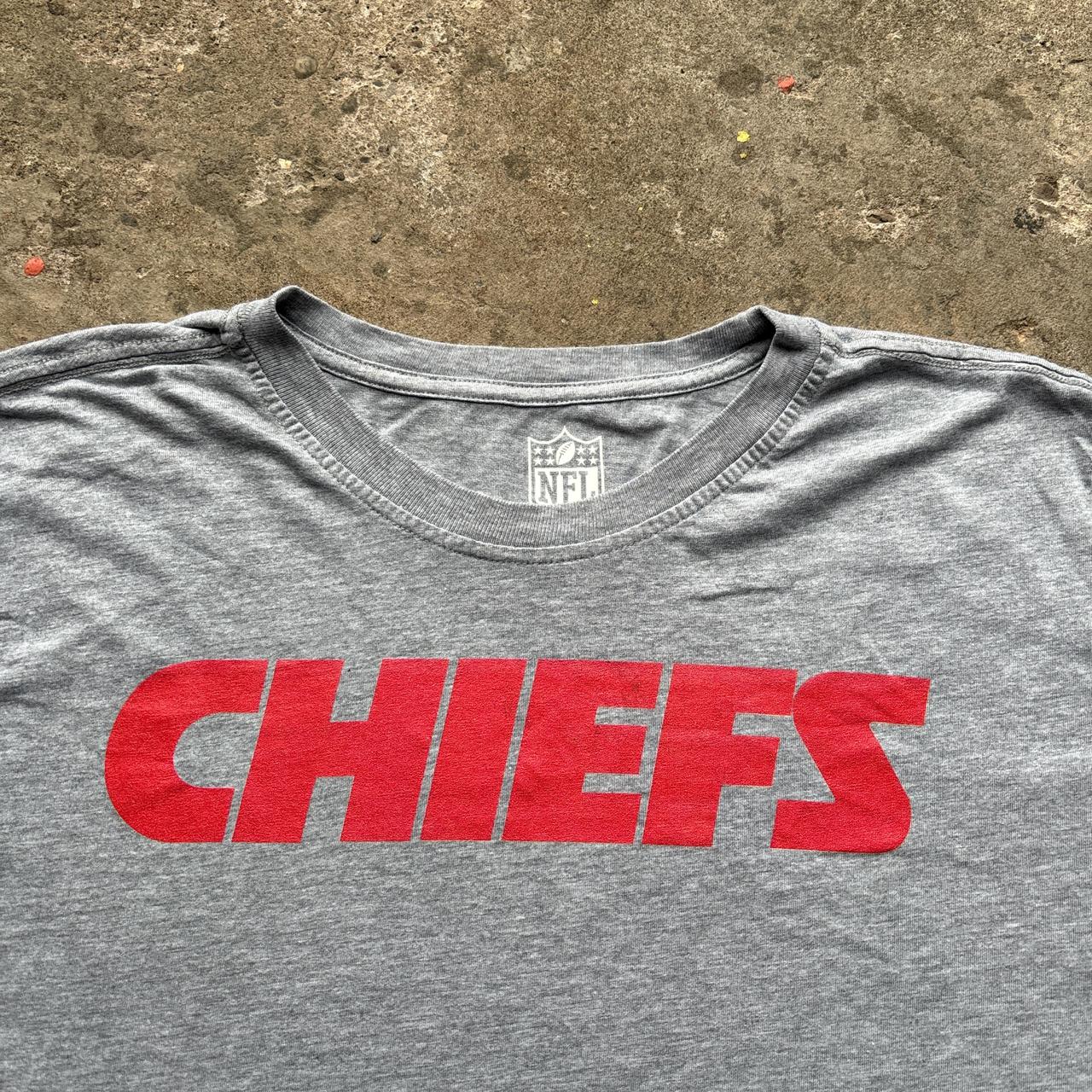 Grey and red NFL Kansas City Chiefs T-shirt