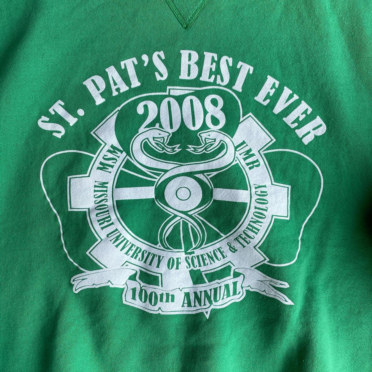 Green Russell Athletic Graphic Sweatshirt - 2XL