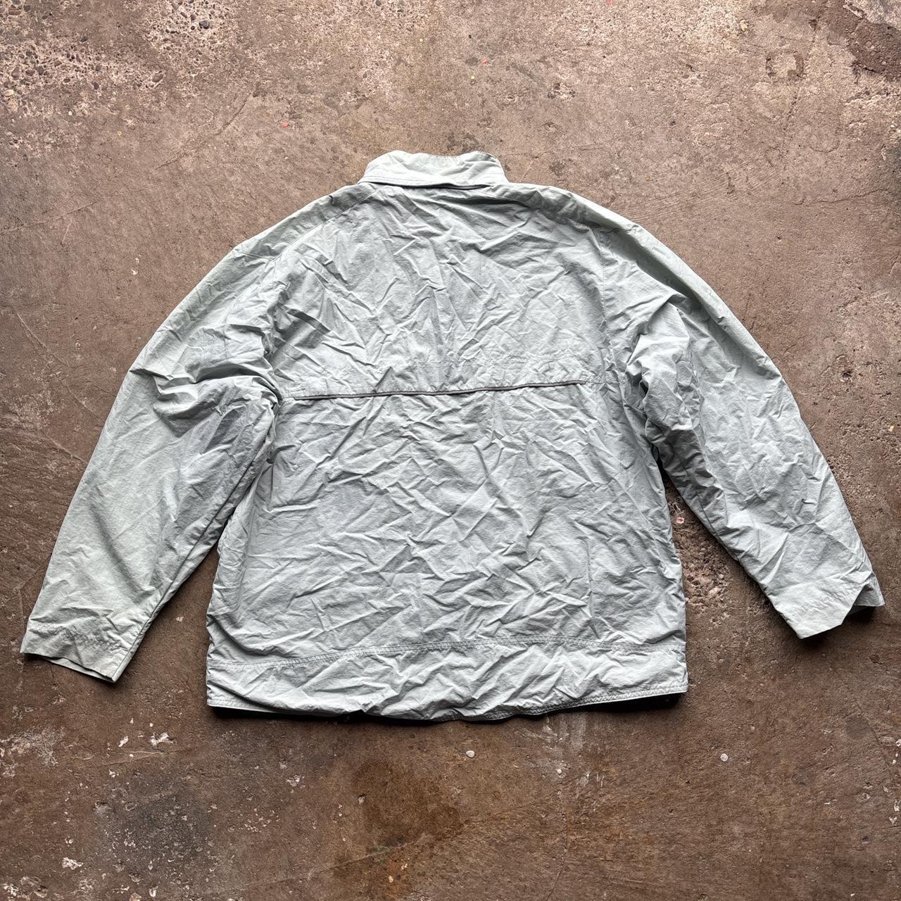 Vintage Light green Adidas windbreaker track jacket