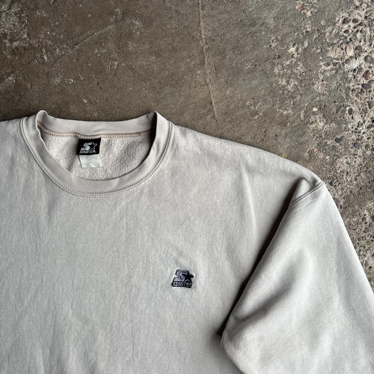 Cream Starter Vintage Sweatshirt - L