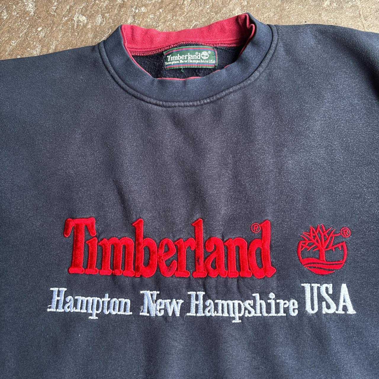 Vintage Timberland navy sweatshirt - XXL