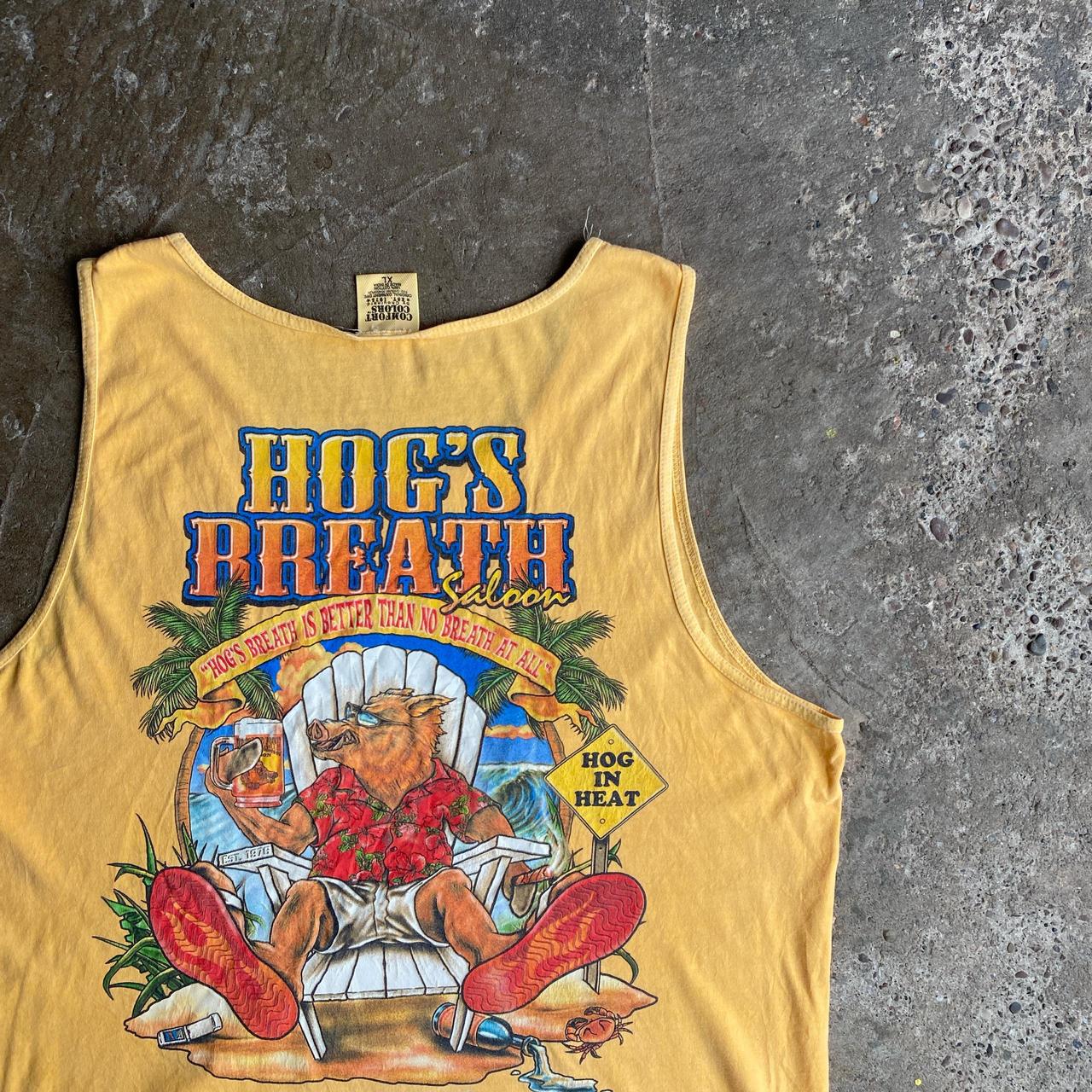 Peach Graphic Bar Vest - XL