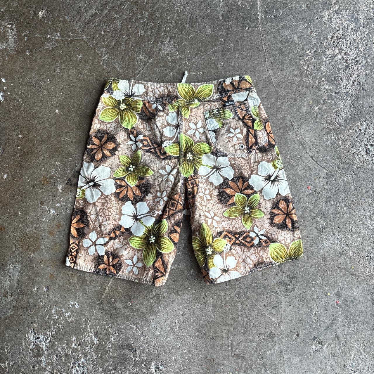 Multi-Coloured Flower Print Billabong Swim Shorts