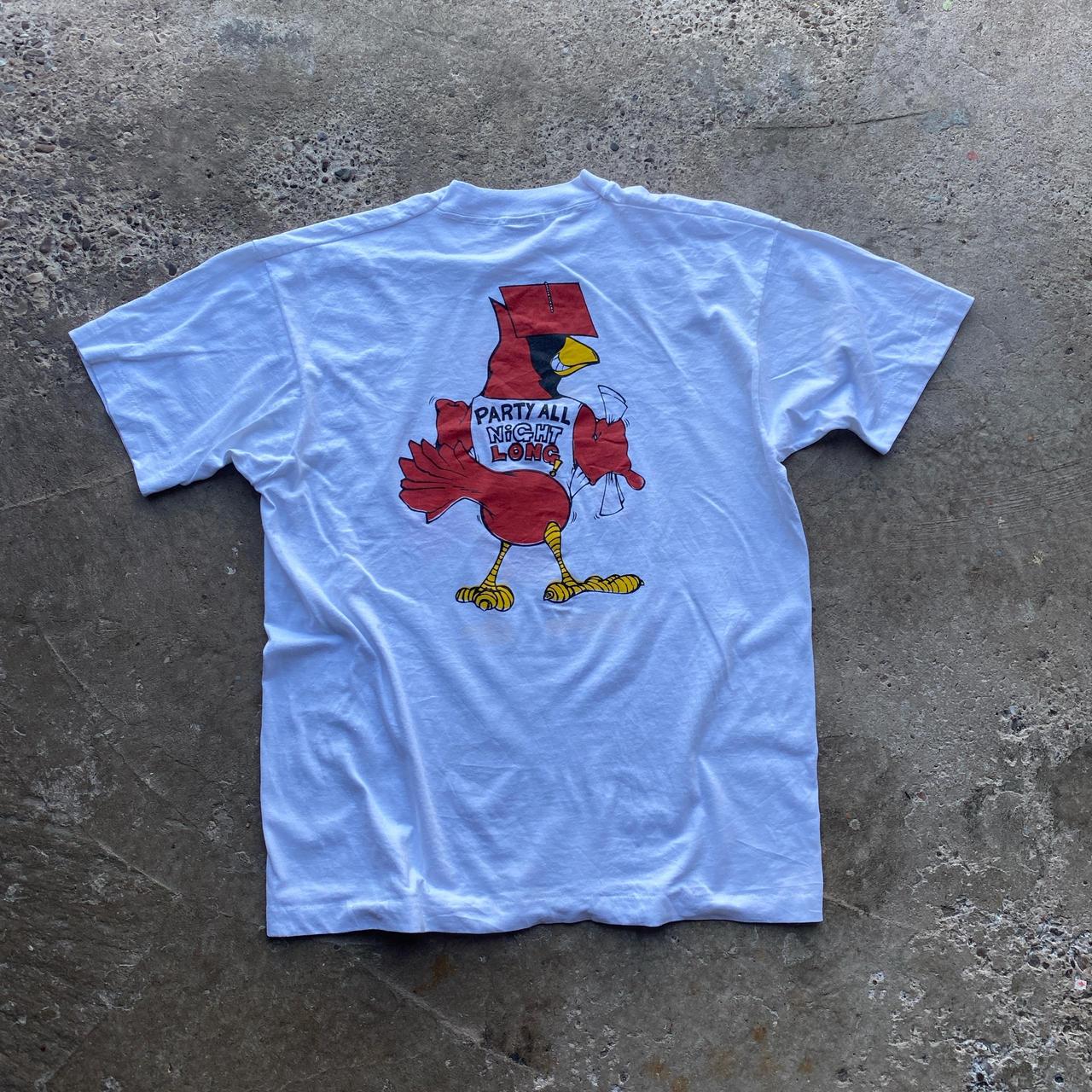 90s White Party single stitch tee - L