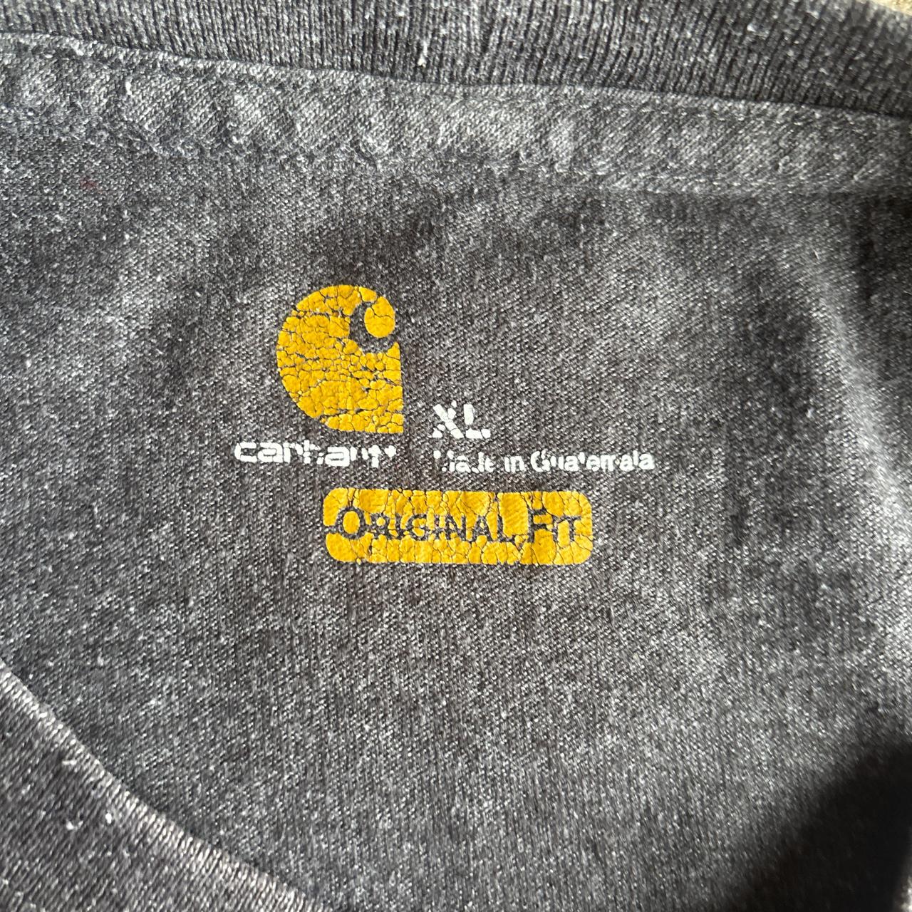 Grey Carhartt Long Sleeve T-Shirt - XL