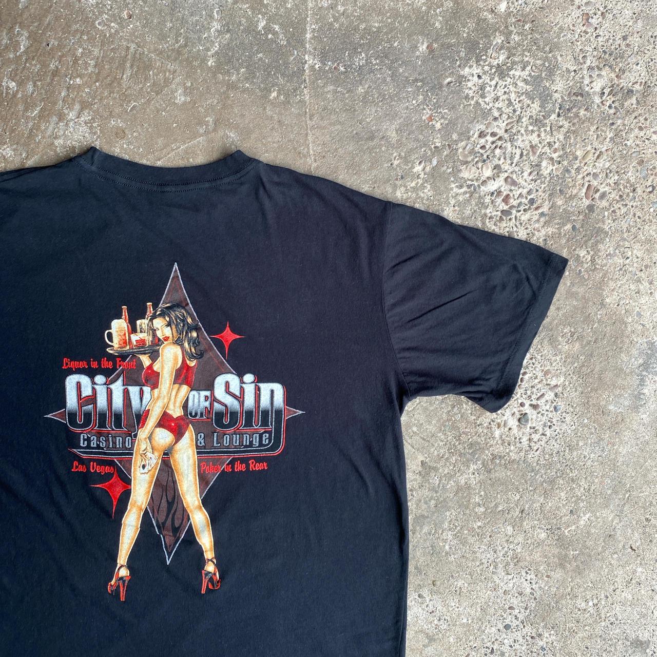 Black City of Sin Graphic T-Shirt - 2XL