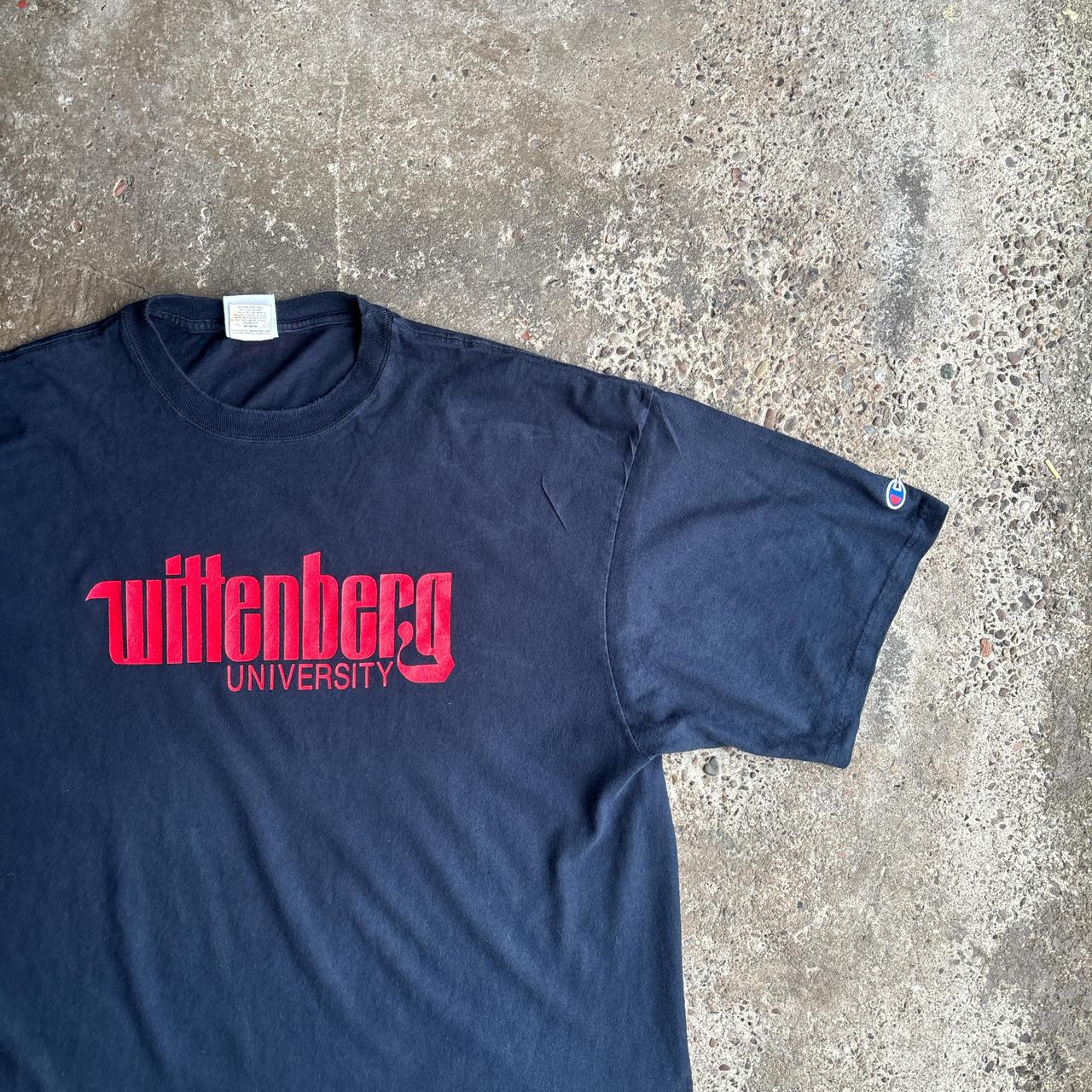 Navy ‘Wittenberg University’ Graphic Champion T-Shirt - 3XL