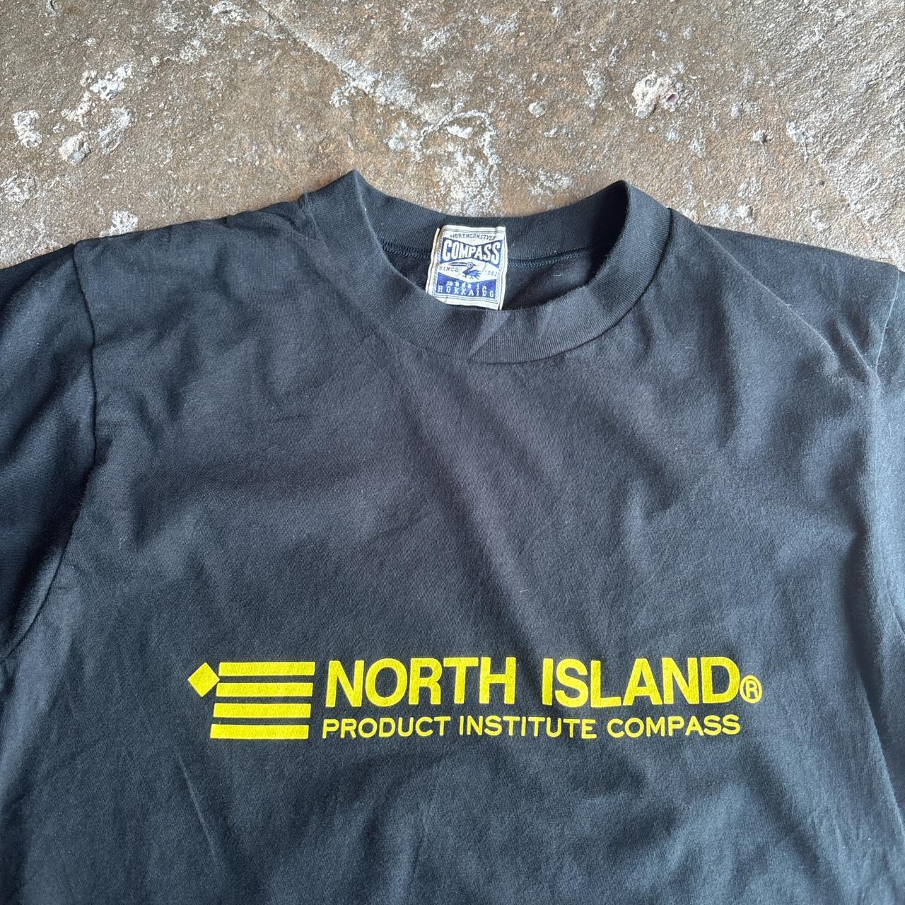 Black Compass single stitch tee