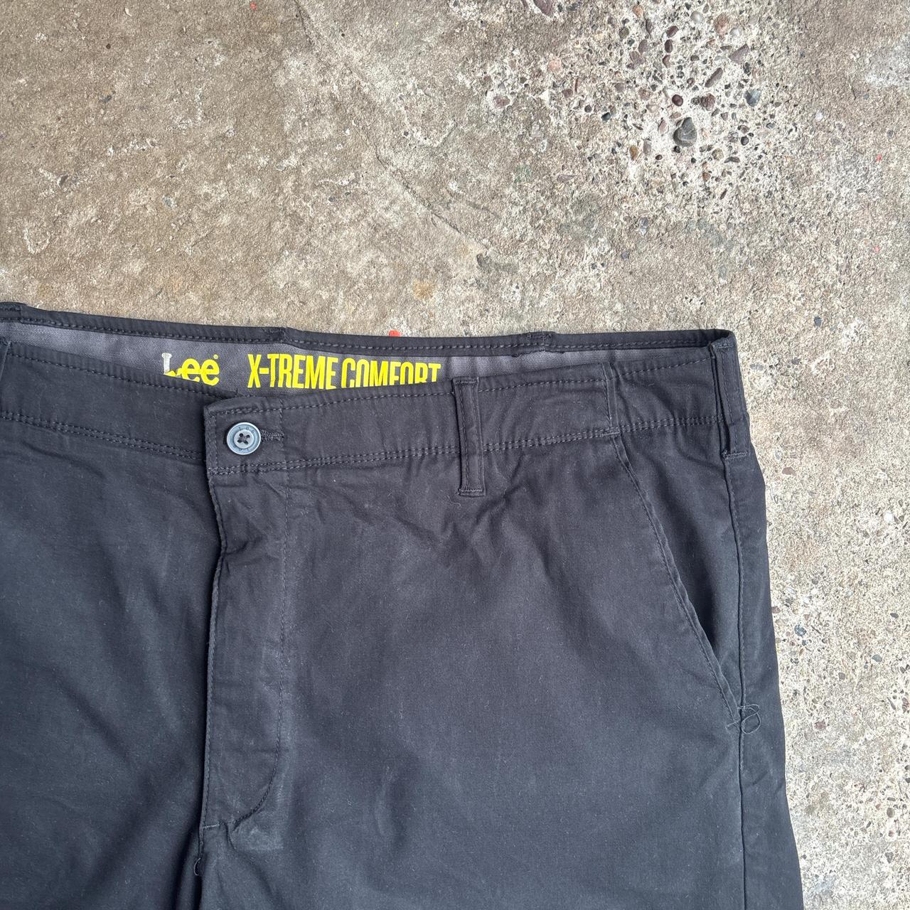 Black Cotton Lee Chino Shorts - W44