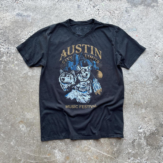Official Austin City Limits Music Festival 2016 black t-shirt