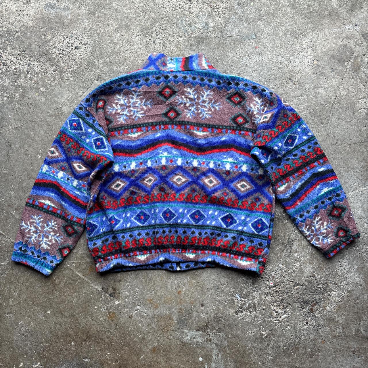 Blue Crazy winter fleece