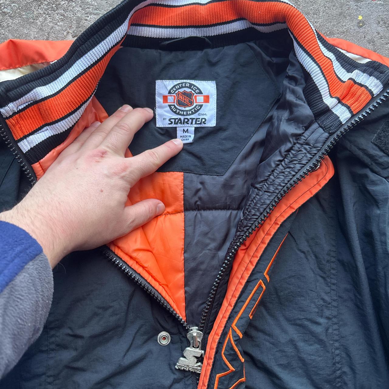 Black Philadelphia Flyers NHL Starter Jacket - M
