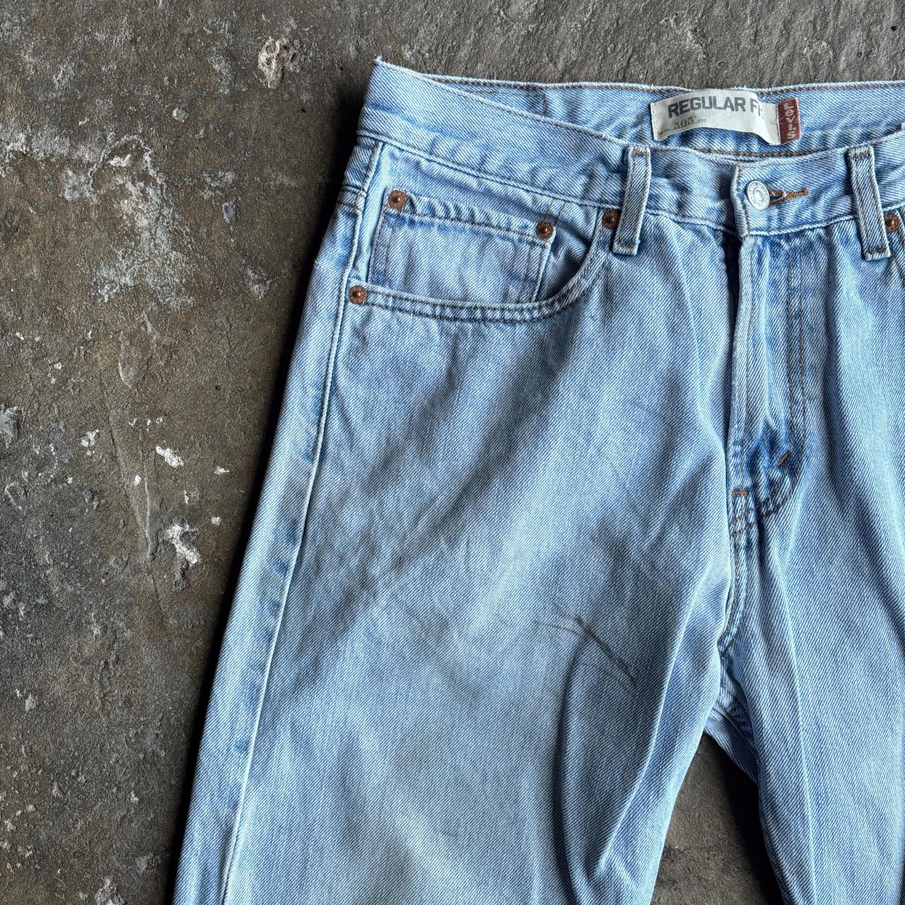 Light Blue Denim Levi’s 505 Regular Fit Jeans