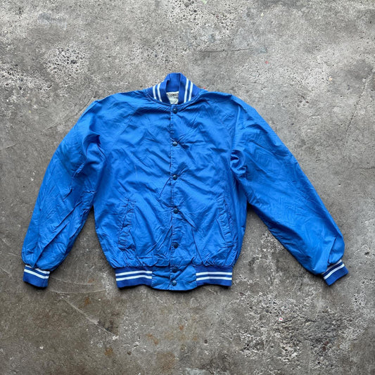 Vintage Blue varsity bomber jacket