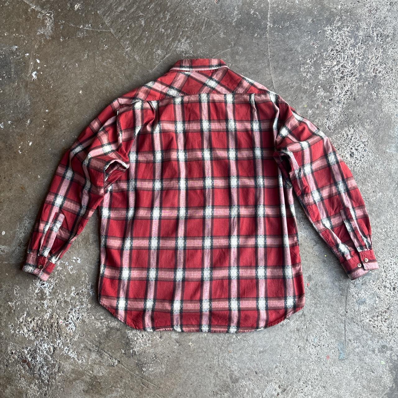 Red Checkered Marlboro Classic Long-Sleeve Shirt