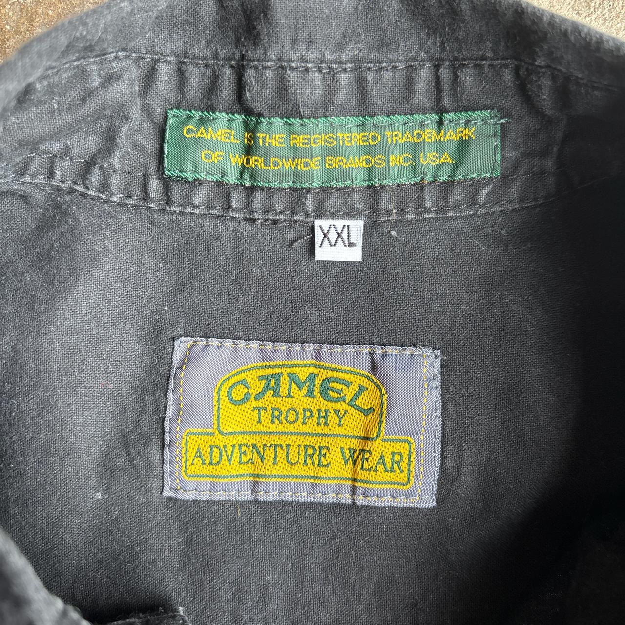 Vintage Black Camel Workwear Style Shirt