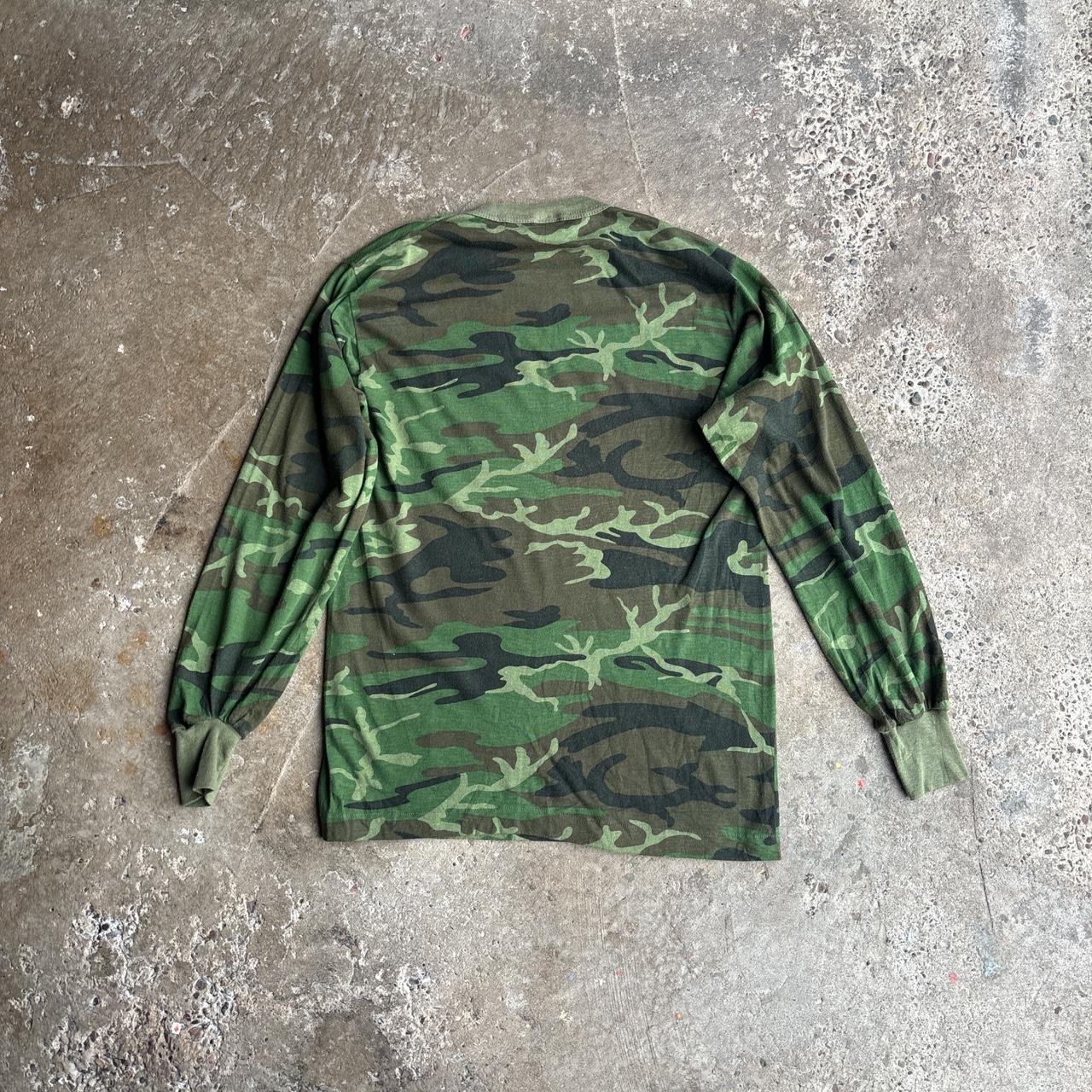 Green Camouflage Long-Sleeve T-Shirt