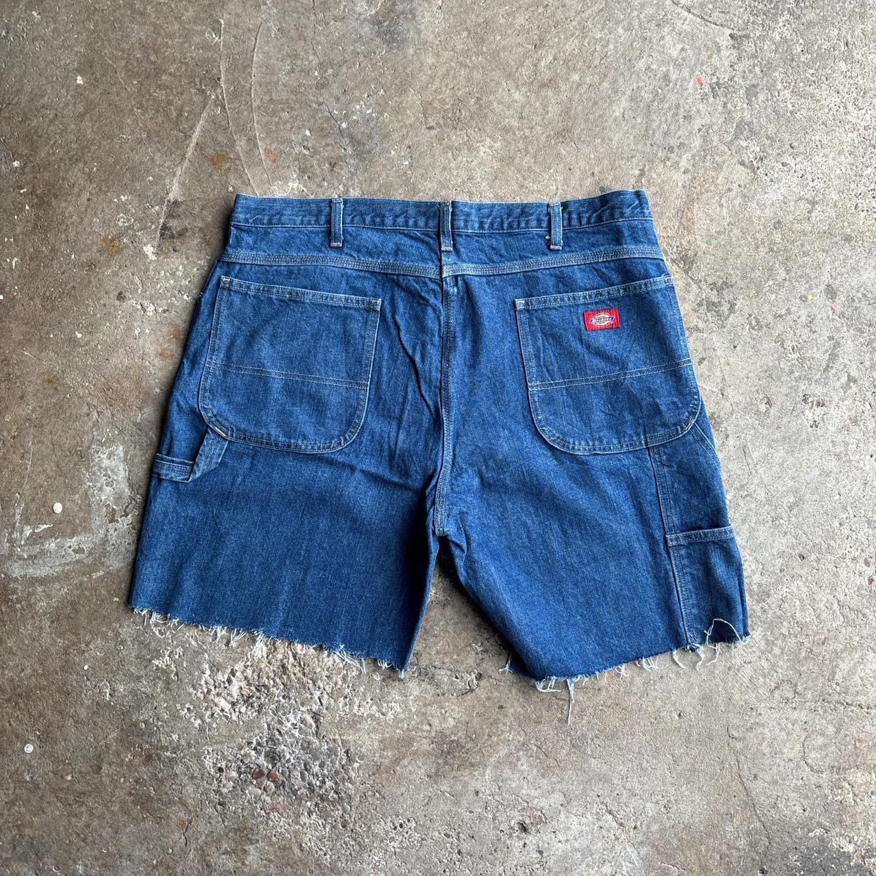 Blue Denim Dickies cut shorts