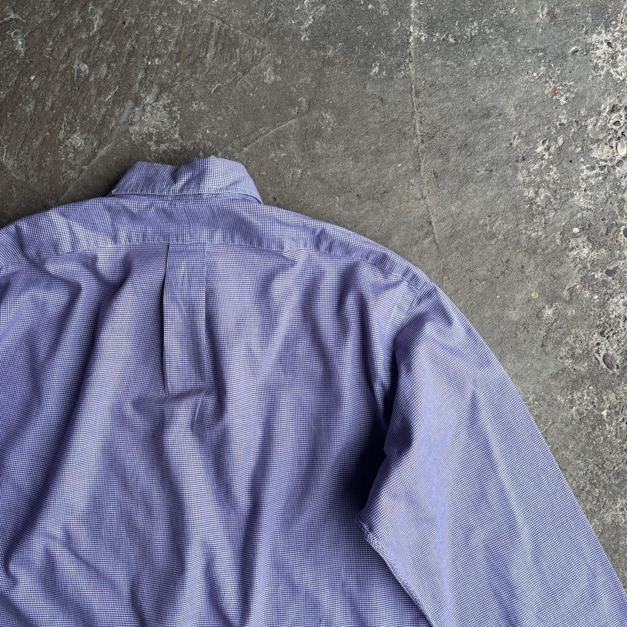 Purple Checkered Ralph Lauren Long-Sleeve Shirt