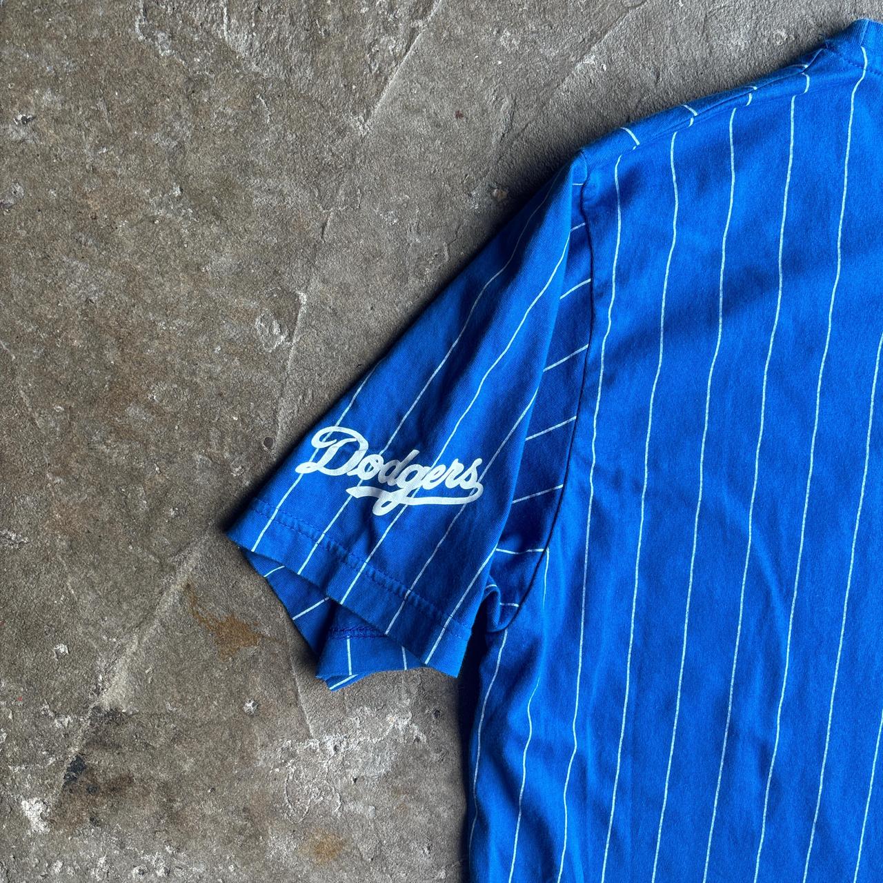 Blue Striped LA Dodgers MLB T-Shirt