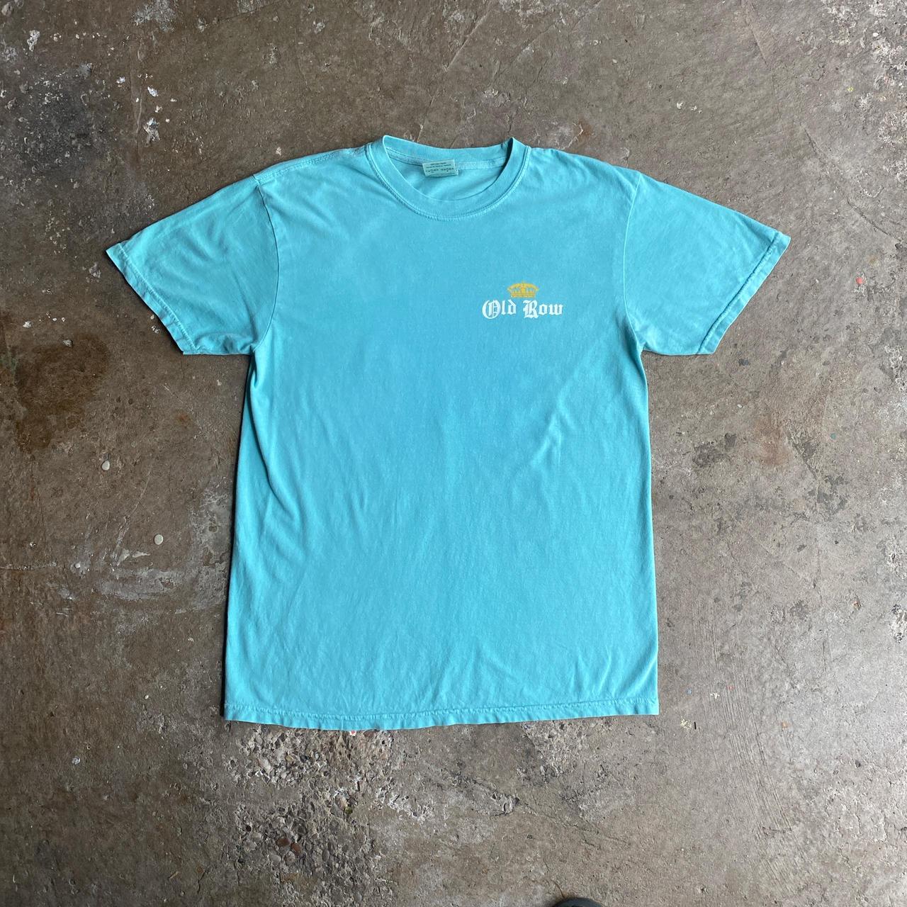Vibrant Blue Old Row Graphic T-Shirt - M