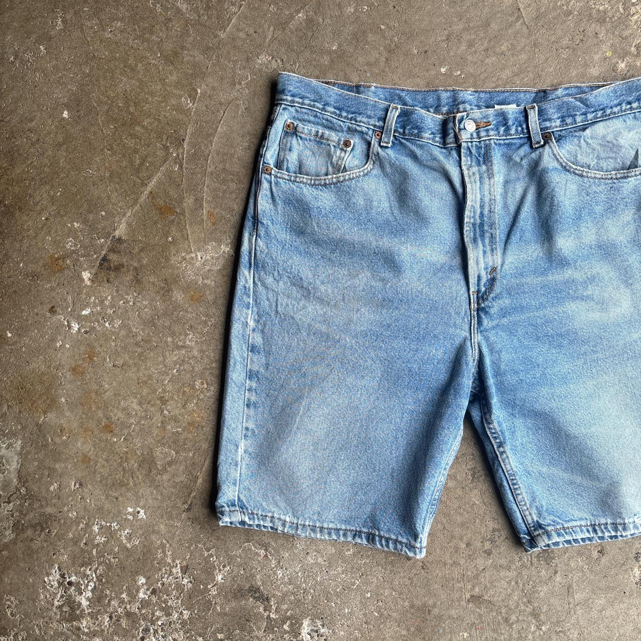 Light Blue Denim Levi’s 505 Jean Shorts