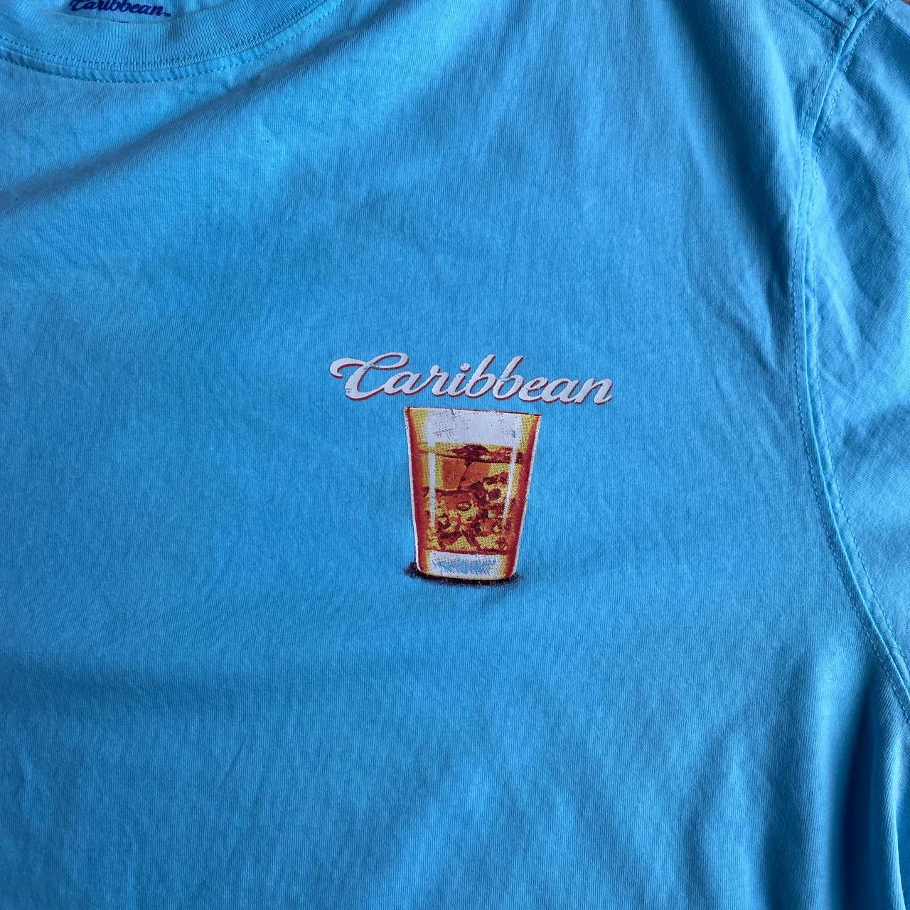 Light Blue ‘Caribbean’ Graphic Bar T-Shirt