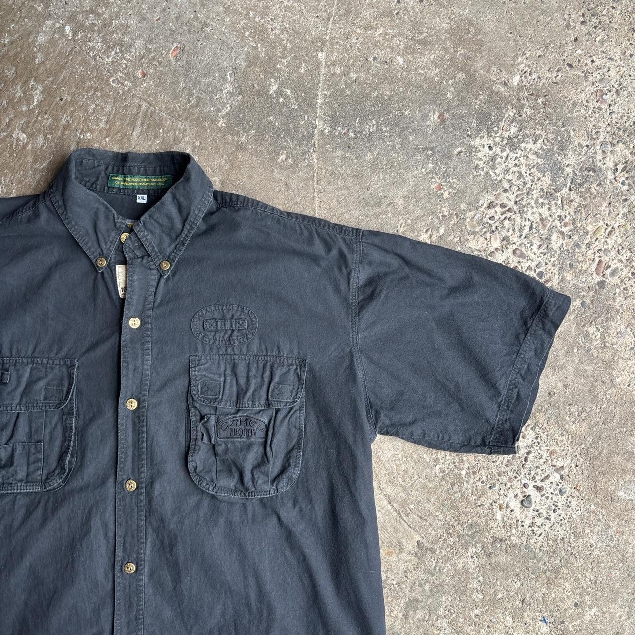 Vintage Black Camel Workwear Style Shirt