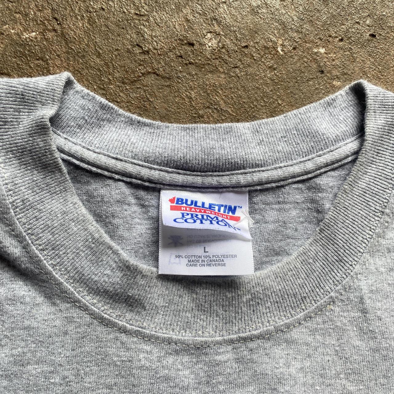 2000 Labatt Blue grey graphic t-shirt
