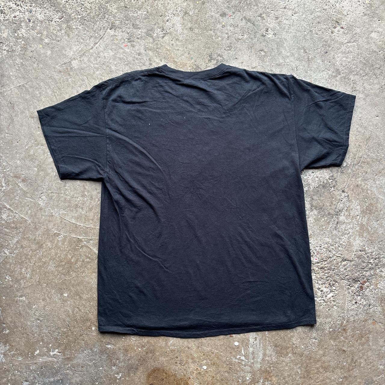 Black graphic tee with ‘Rollin with Ma Homies’ print