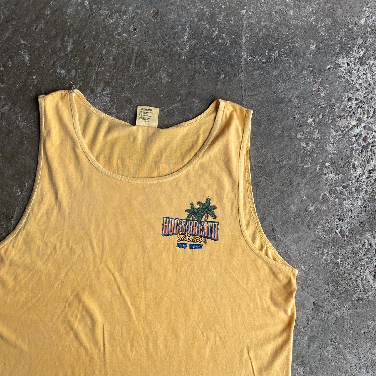 Peach Graphic Bar Vest - XL