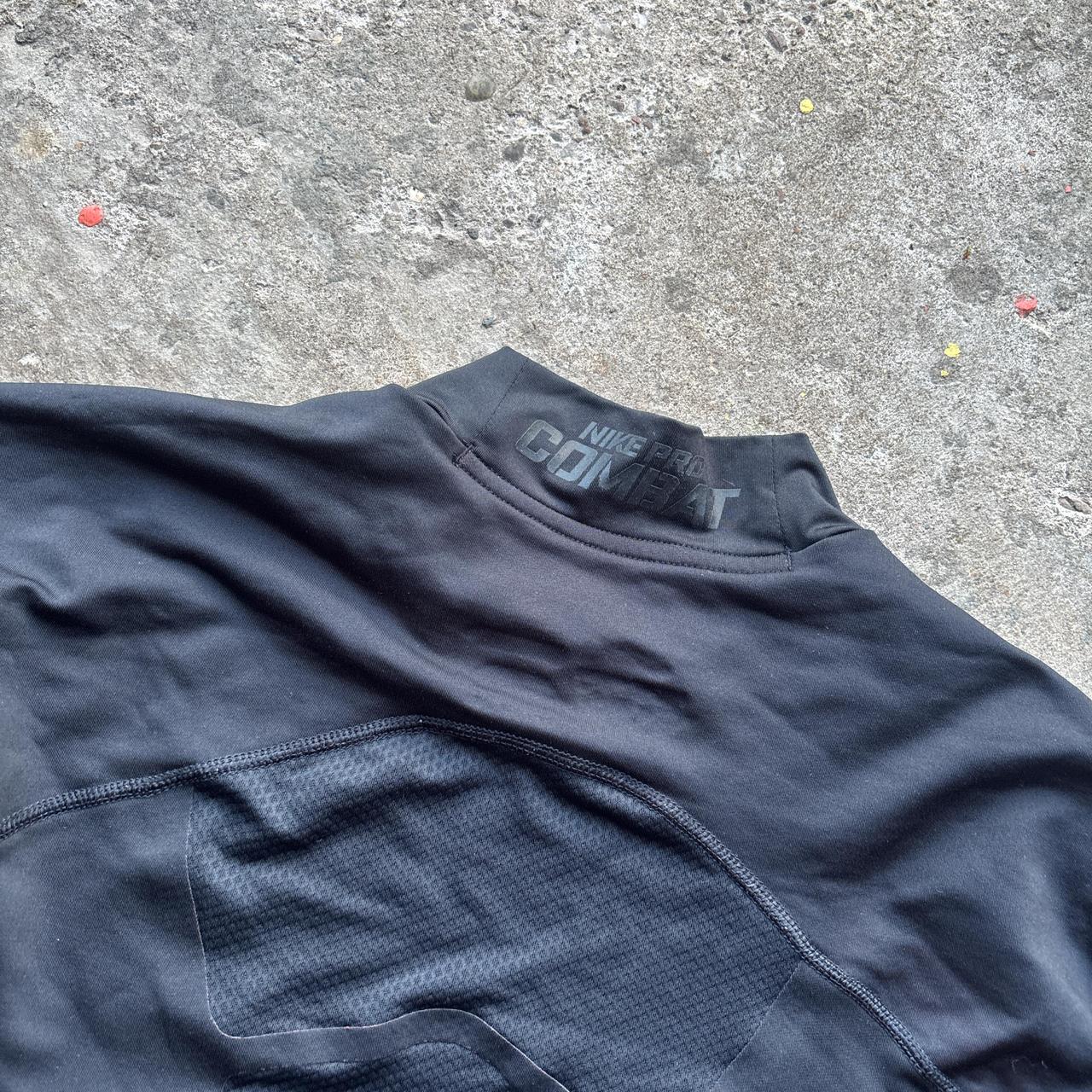 Black Nike Pro Combat compression long sleeve top