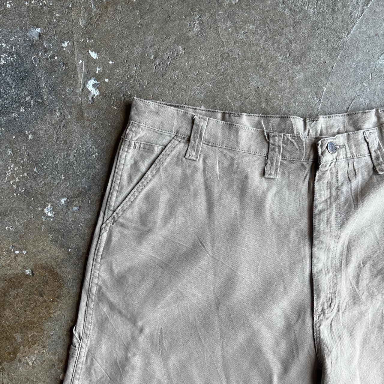Tan Wrangler Carpenter Shorts
