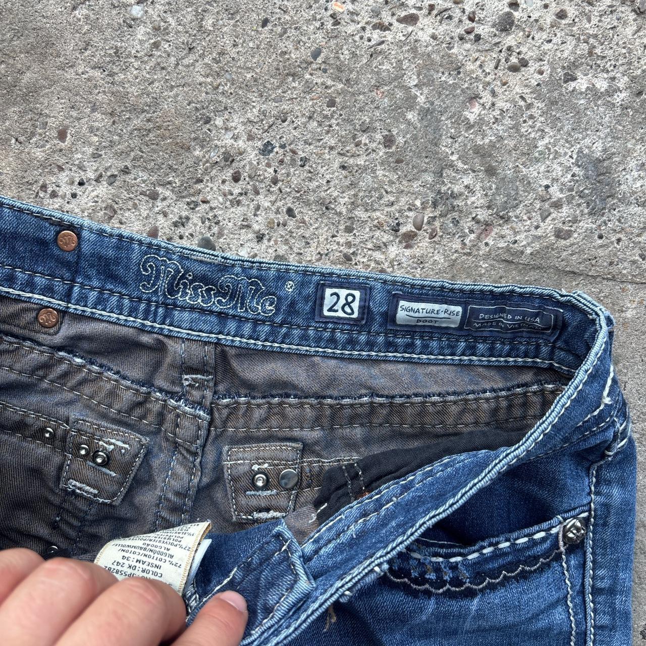 Y2K Blue denim Miss Me Jeans