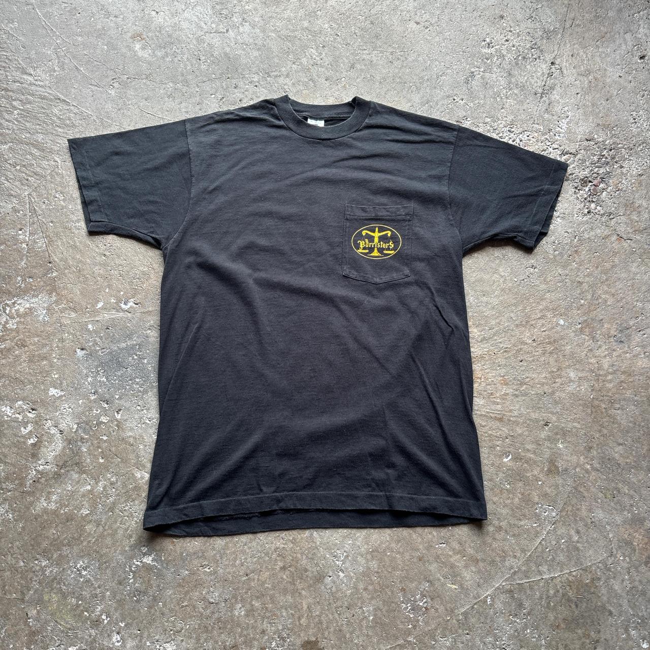 Black & Yellow Graphic Single Stitch T-Shirt