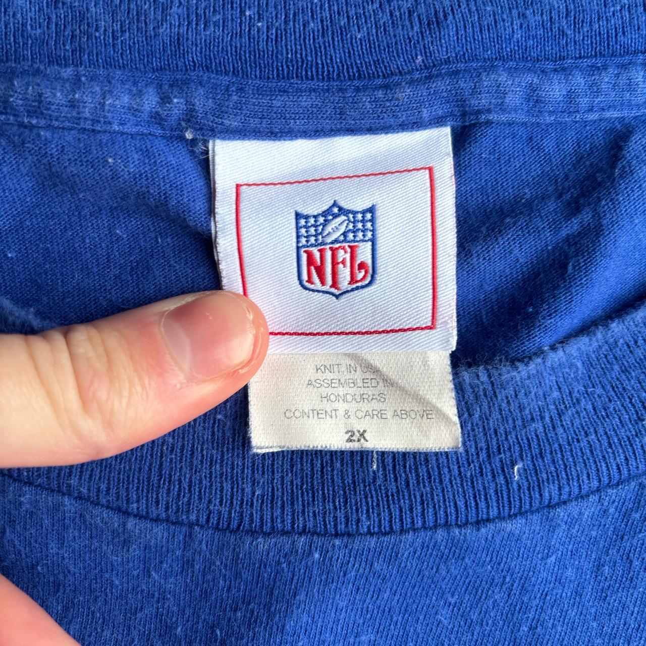 Blue NFL Embroidered Indianapolis Colts T-Shirt - 2XL