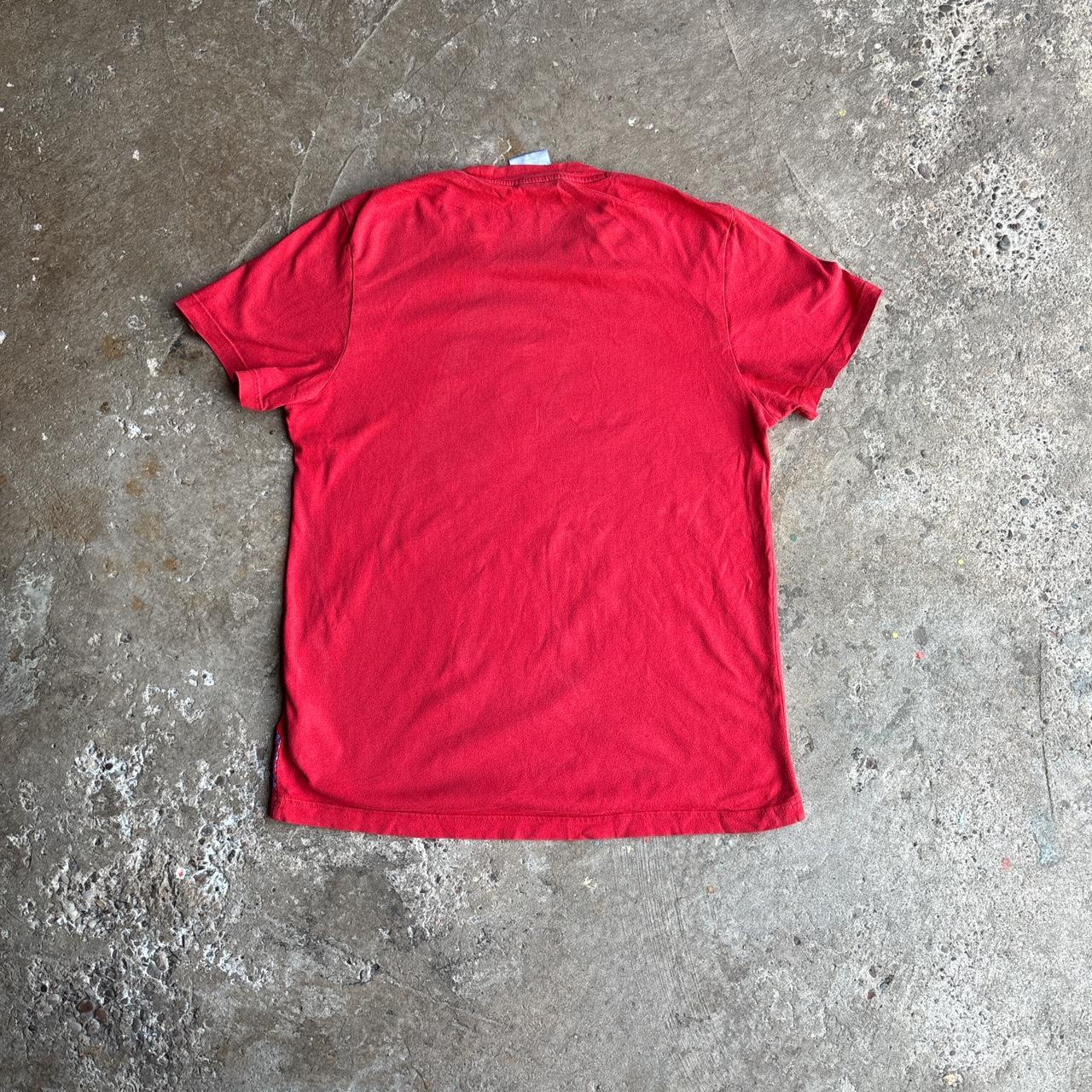 Red Adidas Logo Graphic T-Shirt