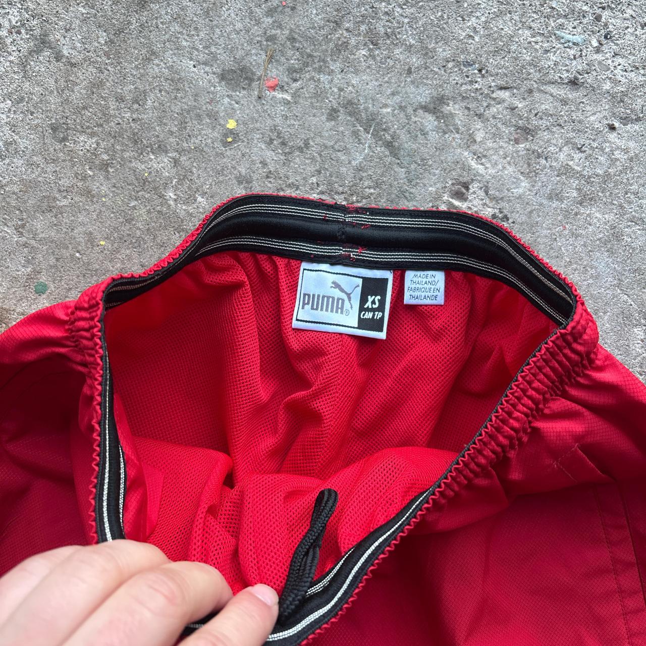 Vintage red Puma Commonwealth games track pants