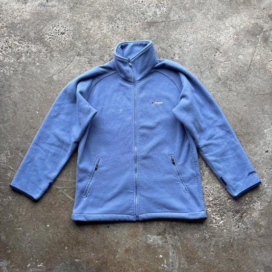 Blue Berghaus zip-up fleece