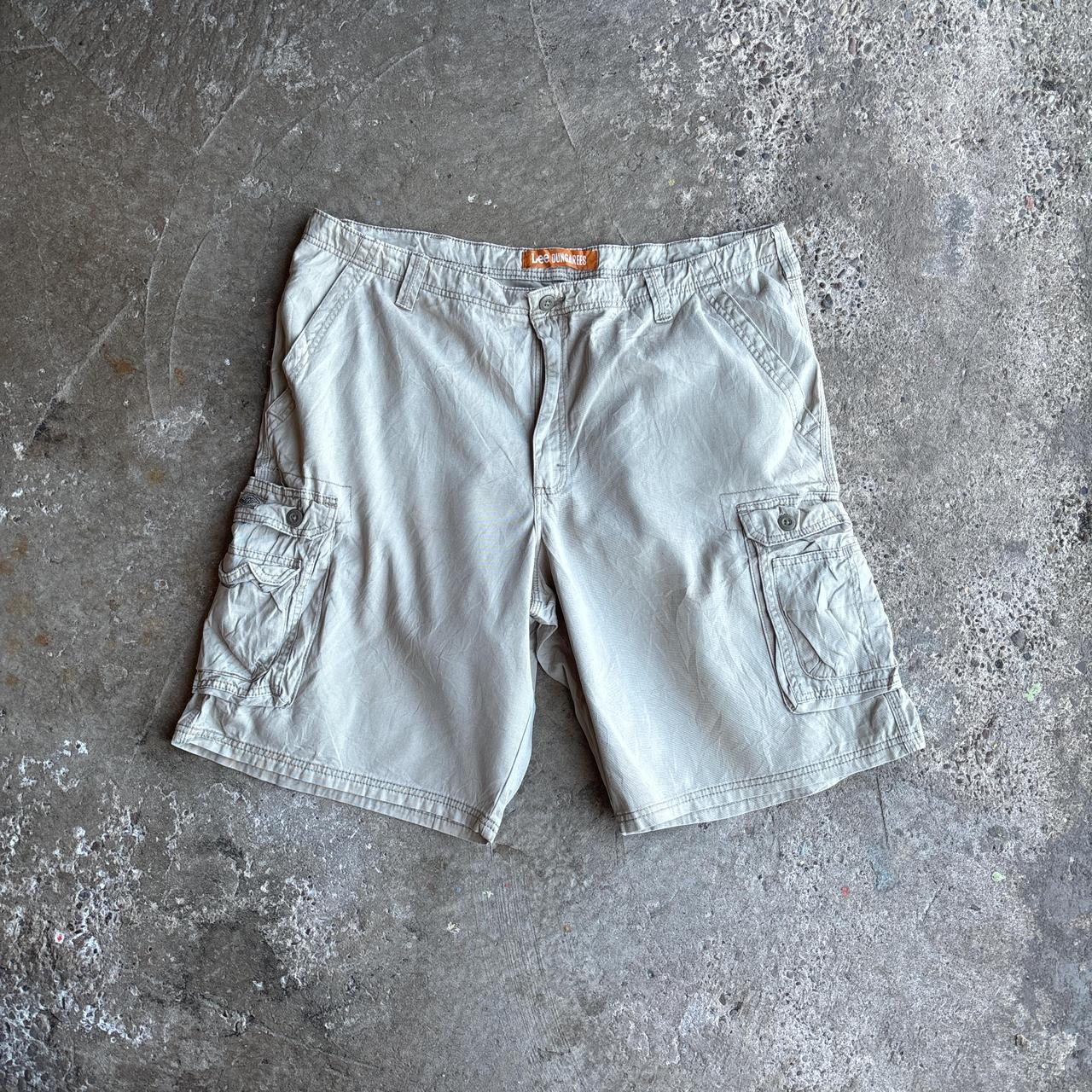 Lee Dungarees Cream Cargo Shorts