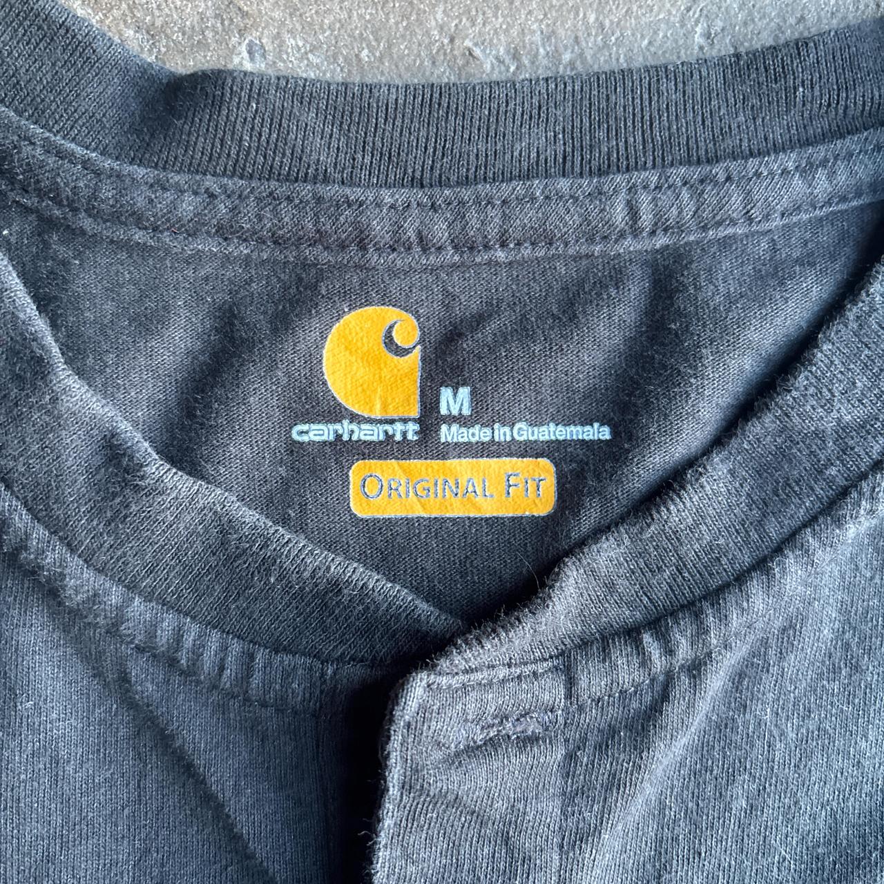 Black Carhartt Pocket Button Up T-Shirt - M