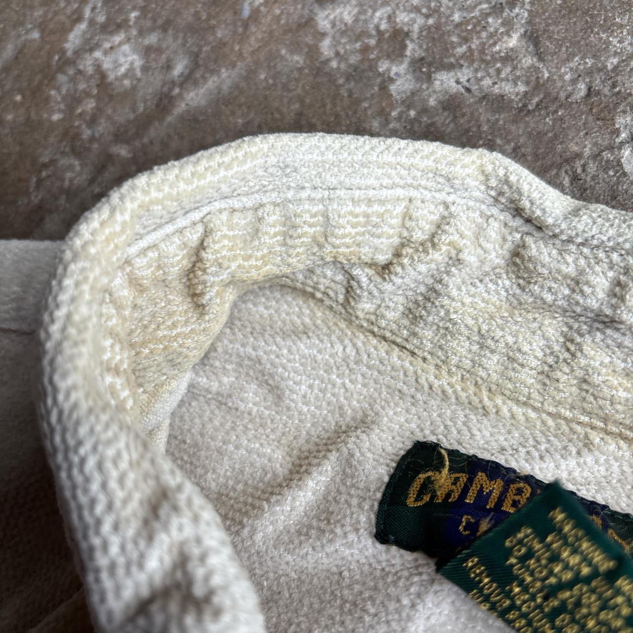 Cream Corduroy Cotton Button Up Shirt - L