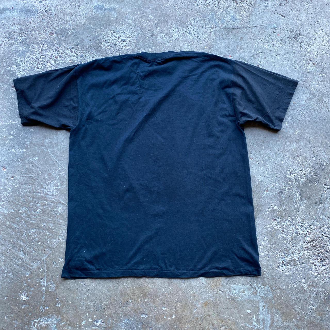 Black single-stitch t-shirt with ‘Cowboy Cocktail’ print - XXL
