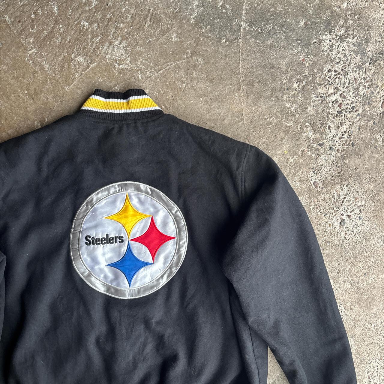 Black & Yellow Pittsburgh Steelers Bomber Jacket - 2XL
