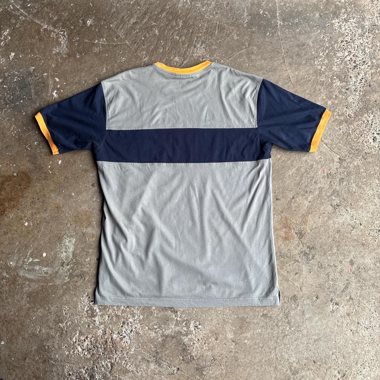 Grey & Navy ASICS Graphic Skateboard T-Shirt