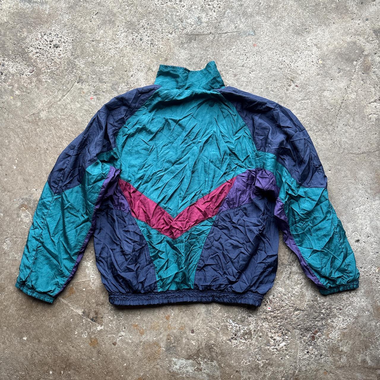 Vintage Green and navy Dreimar track jacket